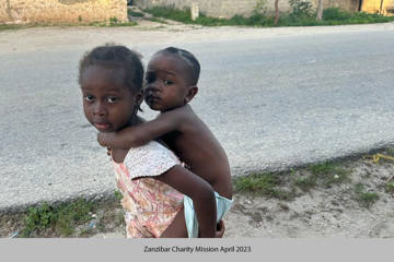 Children in Zanzibar during the April 2023 Opsis Clinical Charity Mission