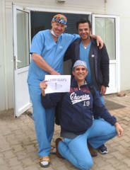 Volunteer surgeons during a humanitarian mission representing LEAP-ISAPS
