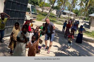 Community outreach during the Opsis Clinical Zanzibar Charity Mission in April 2023